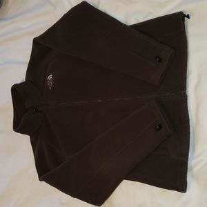 Women's The North Face BROWN Full-Zip Fleece Jacket